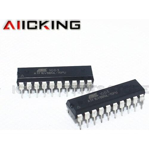 10/PCS ATF16V8BQL-15PU ATF16V8BQL DIP20 Integrated IC Chip New original