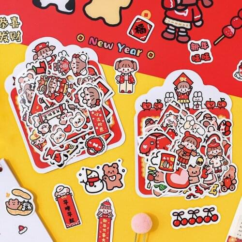 100sheets/set Sticker Set Diy Cute Stickers Ins Style Scrapbooking School Suppliers Stationery Art Supplies