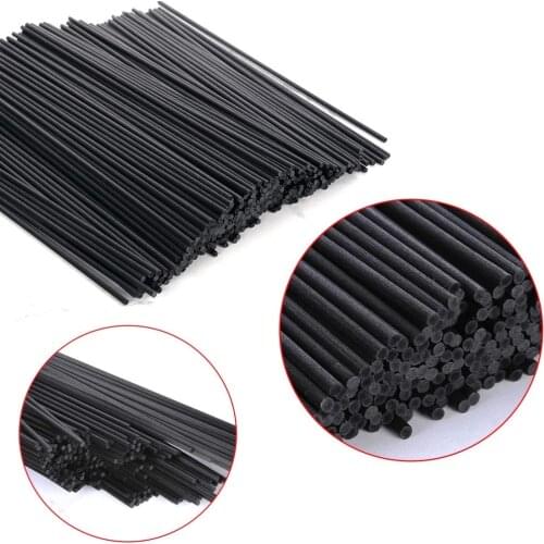 1000pcs 22cm*3mm Black Fiber Rattan Sticks Essential oil Reed Diffuser Sticks Aromatic Sticks for Home Fragrance Air Freshener
