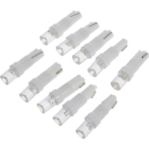 10 x 1 LED Bulb Light for Car Interior T5 2721 12V White