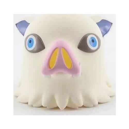 15cm Cartoons Demon Slayer Kimetsu No Yaiba Funny Hashibira Inosuke Unisex Piggy Bank PVC Anime Figures Toys Gifts for Kids