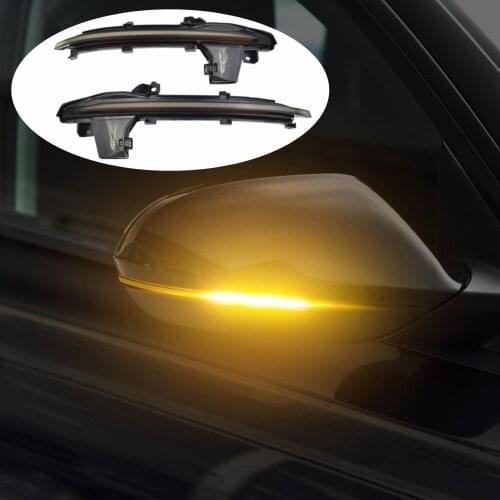 2 Pcs For Audi A6 C8 4A A7 4K A8 D5 4N Dynamic Scroll LED Turn Signal Light Sequential Rearview Mirror Indicator Blinker Light
