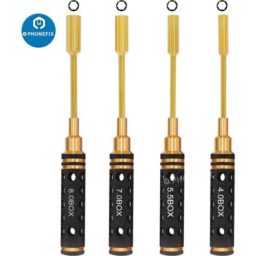 4.0/5.5/7.0/8.0mm Hexagonal Head Socket Screwdrivers Disassemble Hex Screw for RC Quadcopter Helicopter FPV Drone Car Airplane