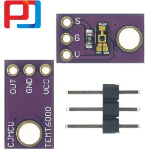 50PCS Smart Electronics TEMT6000 An ambient light sensor Simulate light intensity module Visible light sensor MODU