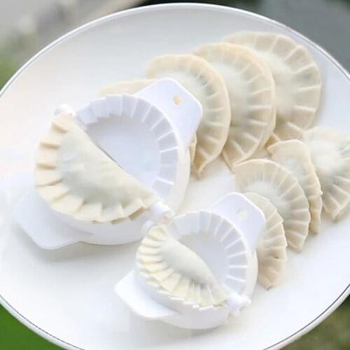 7/8/10CM Kitchen Dumpling Molds Plastic Dough Press Pie Ravioli Mould Cooking Pastry Chinese Food Jiaozi Dumpling Making Device