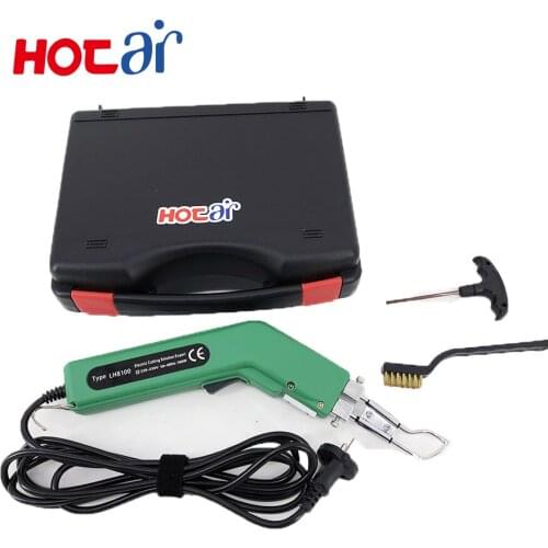Fast delivery 110V/220V 100W hot knife fabric cutter electric plastic heat cutter styrofoam cutter for rope,leather,cloth