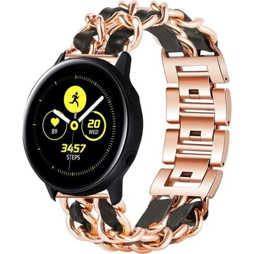 Galaxy watch 46mm bands for samsung active 2 amazfit bip strap 20mm 22mm for huawei watch gt 2e haylou solar ls05 band correa