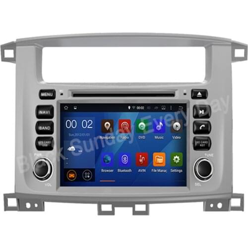 IPS DSP 8 Core 4 RAM 2 Din Android10 car multimedia dvd player GPS for TOYOTA LAND CRUISER 100 1998-2007 / LC 100 / Lexus LX 470