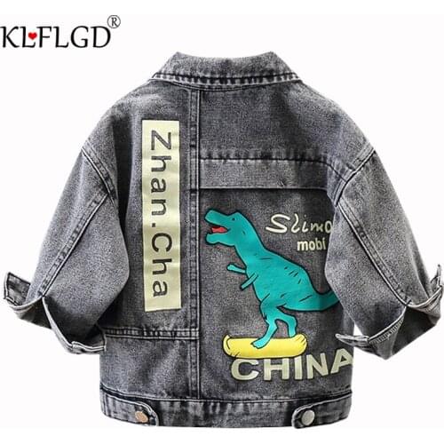 Джинсовые куртки для мальчиков KLFLGD China At AliExpress