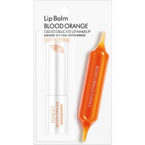 Blood Orange Lip Balm Hydrating Smooth Lip Lines Brighten Lip Color Exfoliation Anti-drying Lip Care Brighten Lips Pro