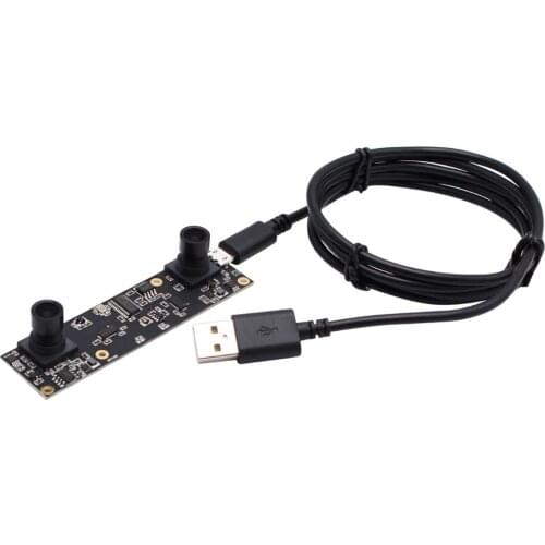MJPEG 30fps 1920*1080 3D VR USB camera module Aptina AR0330 CMOS M9 90 degree lens CCTV video 86*23mm Mini PCB board