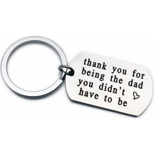Oeinin Creative Keychain Man Thank You For Being Key Chain Bags Letter Boy Letter Color Key Ring Zinc Alloy Accessories Brelok