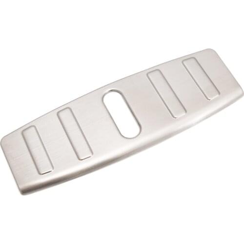 Silver Front Hood Engine Trunk Box Luggage Bumper Lid Plate Guard Cover Trim Fit For Tesla Model 3 2018 2019 2020