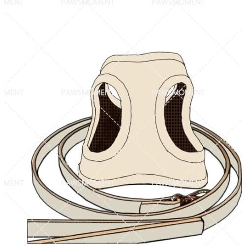 Designer Pet Dog Harness for Small Dogs Pet Leash Dog Accessories for French Bulldog Puppy Harness and Leash Walking Set LC0256