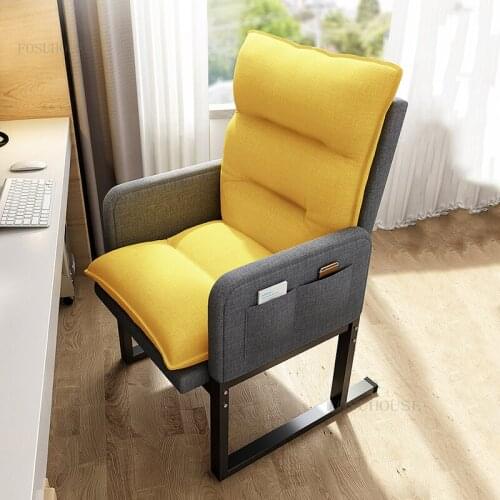 College Dormitory Lazy Computer Chair Bedroom Leisure Armchair Office Front Desk Backrest Chairs Home Furniture Villa Recliner