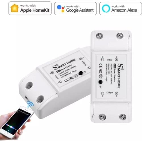 Apple Homekit/Tuya Smart Life Relay Switch Breaker WIFI Wireless Remote Control Work With Homekit/Amazon Alexa/Google Home IFTTT