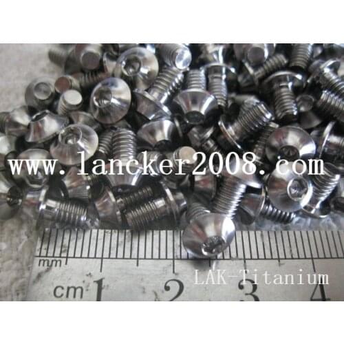 Titanium alloy Gr5 Socket UFO head screw M3*4 5 6 8 10 12 14 15 16 18 20 22 24 35