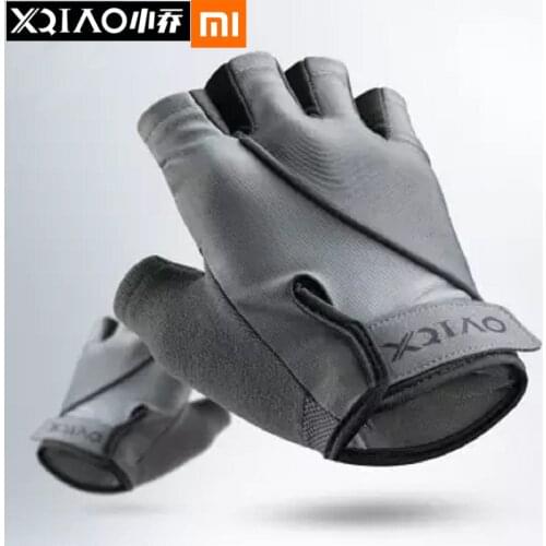 XQIAO Youpin 1Pair Half Finger Fitness Lightweight Gloves Gym Breathable Dry Non-slip Sports Exercise Weightlifting Training