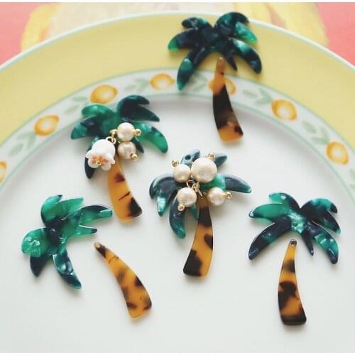 Japanese leaf holiday wind unique shaped combination accessories Japanese DIY handmade earrings jewelry material package