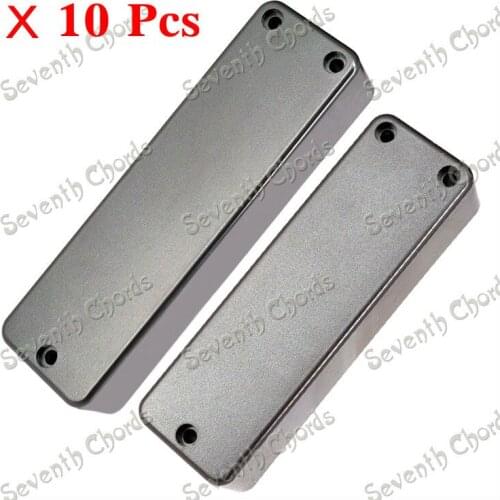10 Pcs 3 Screw Hole Sealed Closed Type Bass Guitar Pickup Covers/Lid/Shell/Top - 31.6*100mm & 31.6*108mm for choose