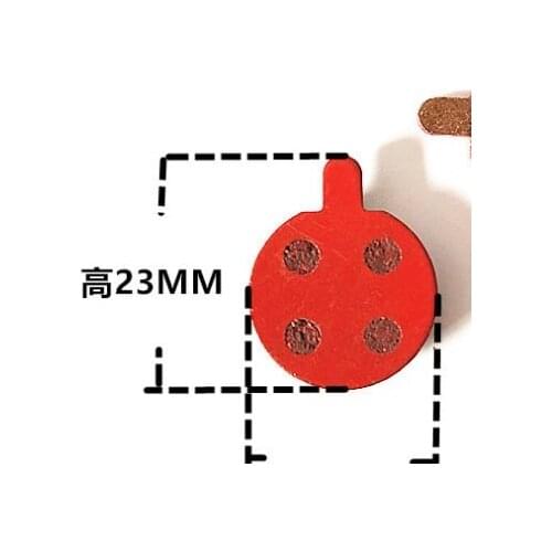 2 Pair Round Mountain Road Bike Bicycle MTB Disc Brake Pad Black For Shimano