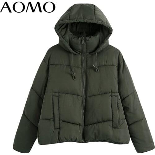 AOMO Women's Parkas With A Hood