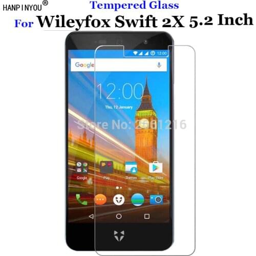 For Wileyfox Swift 2X 5.2 Tempered Glass 9H 2.5D Premium Screen Protector Film For Wileyfox Swift 2 X 5.2"