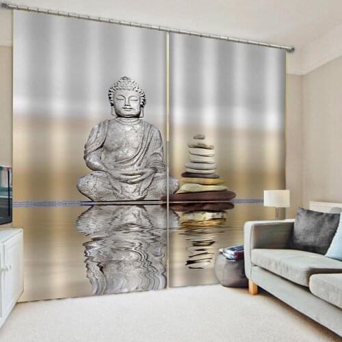 Photo Blackout Window Drapes Luxury 3D Curtains 3d stereoscopic curtains Drapes Living room Bedroom Decor 2 Panels