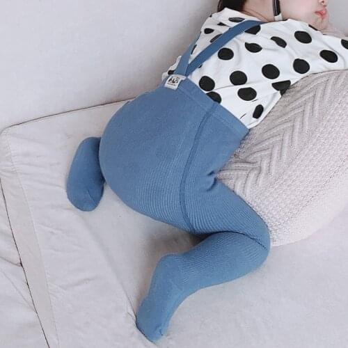 0-2 Years Fashion Baby Boys Girls Tights Casual Cotton Warm Tight Autumn Winter Kids Infant Children Tights strap Stockings