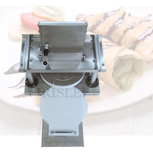 Small Desktop Commercial Electric Pizza Forming Machine Pancake Flattening Machine Spring Roll Pastry Flattening Machine