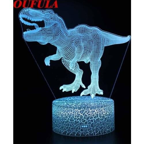 Night LED Lights Novelty 3D lamp Cute Toy Gift 7 Color Abstract Artist Graphics Cartoon Atmosphere Lamp For Children Kids Room