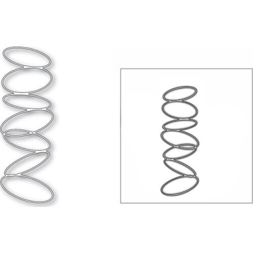 New 2021 Ring Circle Border Metal Cutting Dies for DIY Scrapbooking Paper and Card Making Decorative Embossing Craft No Stamps