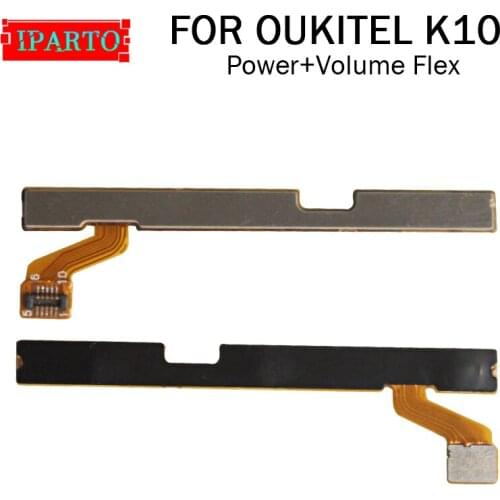 OUKITEL K10 Side Button Flex Cable 100% Original Power + Volume button Flex Cable repair parts for OUKITEL K10