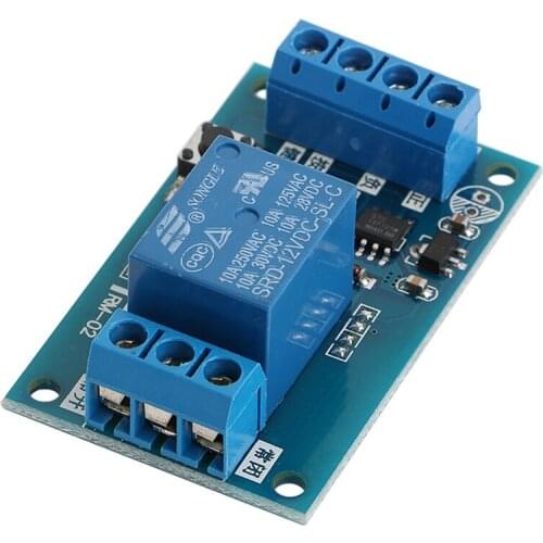 L9BE 12V Bond Bistable Relay Module Car Modification Switch Start Stop Self-Locking