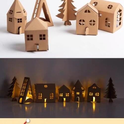 Christmas mold house metal dies Candy box New 2020 Scrapbook paper craft knife mould blade punch stencils dies