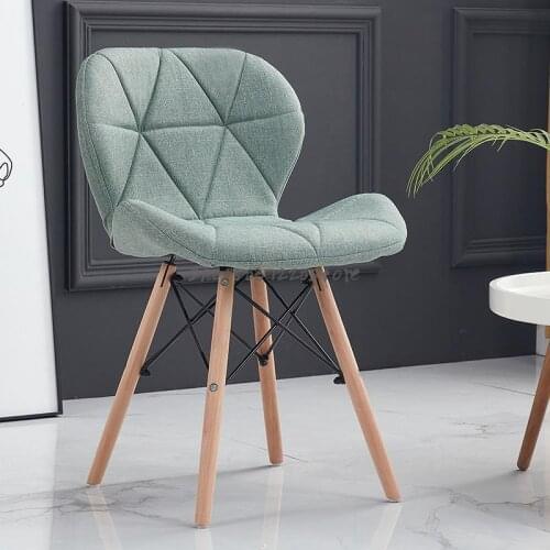 Nordic Chair Modern Simple Home Net Red Ins Stool Back Makeup Desk Chair Butterfly Dining Chair