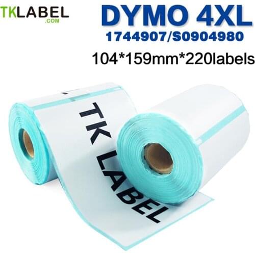 Thermal Shipping Labels 4x6 Dymo 220 pcs Compatible 1744907 LabelWriter 99014 11354 Direct thermal Stickers