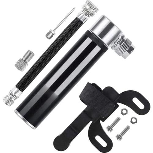 Mini Bike Pump, Portable Air Bike Pump for All Bike, 120PSI High Pressure Hand Pump Small, for Mountain Road Bike