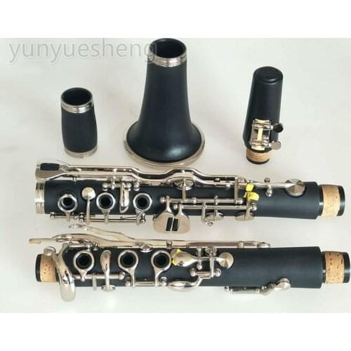 HIGH-GRADE clarinet Bb ebonite 19 KEYS good sound