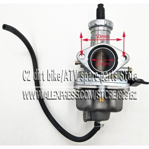 High Performance 27mm Carburetor Carb motorcycle PZ27 pump accelerator Carburettor XL 100 125 150 175 DIRT BIKE hand choke