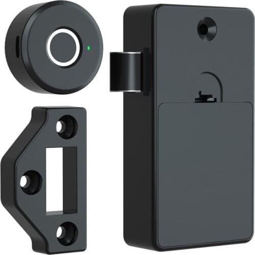 Fingerprint Lock Locker Lock Electronic Lock Keyless Fingerprint Padlock File Cabinet Lock for Gym School Drawer