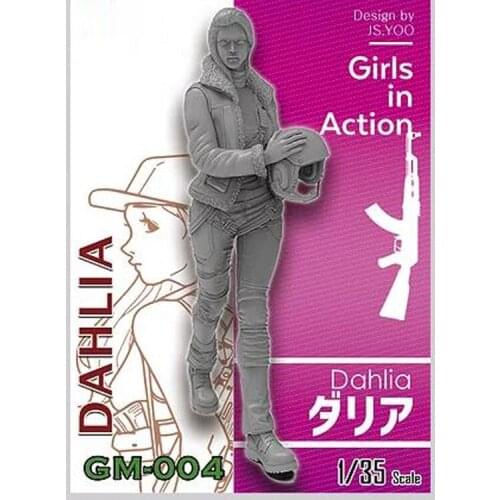 1/35 Dahlia, Resin Model Soldier, figure, GK, Unassembled and unpainted kit