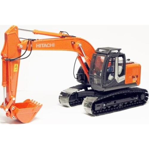 1/50 Hitachi ZAXIS 225 USRK Hydraulic Excavator Metal Tracks Diecast Model