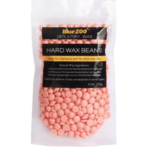 100g summer Depilatory Hot Film Hard Wax Pellet Waxing Bikini Hair Removal Bean Dropship