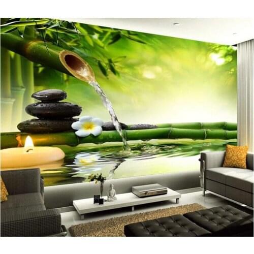 Customize any size 3D wall murals living room, modern fashion beautiful new pictures Bamboo Ching wallpaper murals