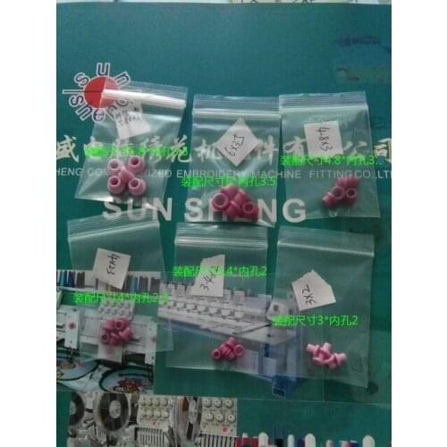 Computer embroidery machine accessories, all kinds of porcelain, take-up of red porcelain, porcelain line