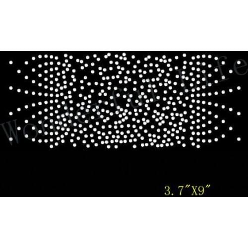 Free shipping special cheer bow design sparkle Rhinestone Iron On Transfer Hot Fix Bling Bing style