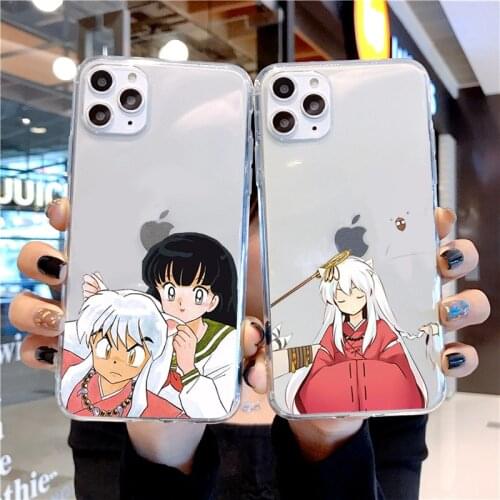 Anime Inuyasha Higurashi Japanese phone case transparent for iPhone 11 12 mini pro XS MAX 8 7 6 6S Plus X SE 2020 XR
