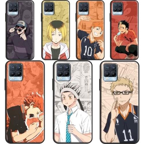Hinata Tendou Kenma Haikyuu Cover For OPPO Realme 8 6 7 Pro Q3 C3 C11 C15 GT Case For OnePlus 8 Pro 9 Pro 8T Nord 9R