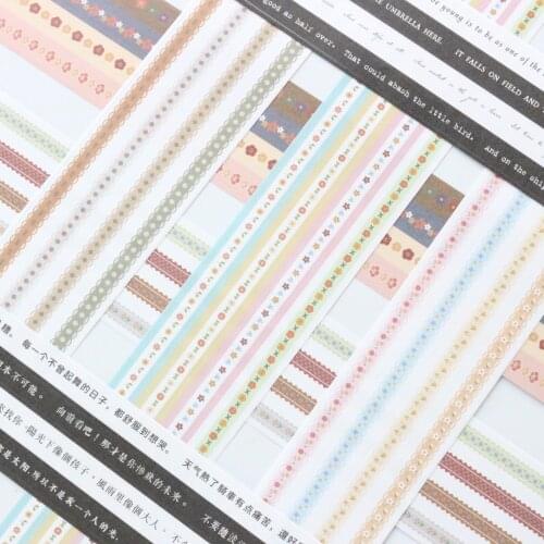 Domikee cute cartoon office school decoration journal planner stickers student kids diary scrapbook stickers set stationery 7pcs